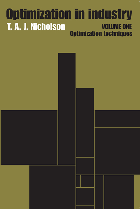 Cover image for book Optimization in Industry