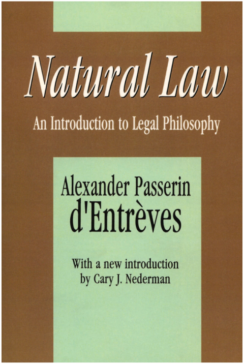Cover image for book Natural Law