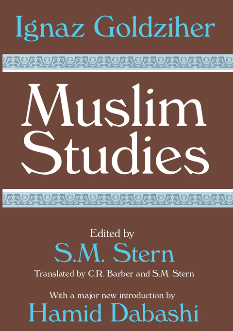 Cover image for book Muslim Studies