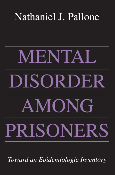 Cover image for book Mental Disorder Among Prisoners