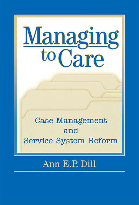 Cover image for book Managing to Care