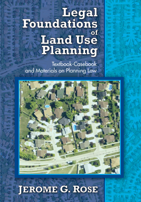 Cover image for book Legal Foundations of Land Use Planning