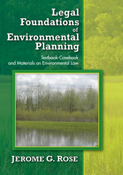 Cover image for book Legal Foundations of Environmental Planning