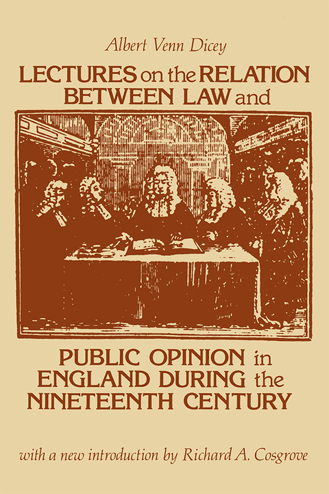 Cover image for book Lectures on the Relation Between Law and Public Opinion in England During the Nineteenth Century