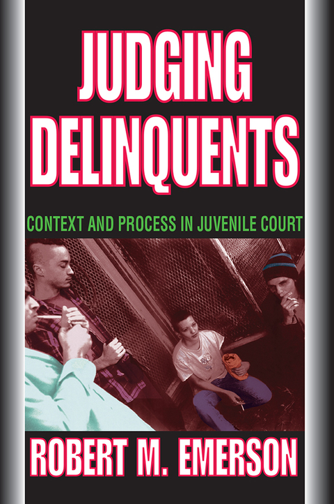 Cover image for book Judging Delinquents