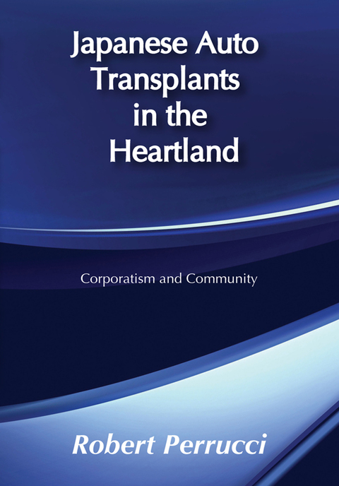 Cover image for book Japanese Auto Transplants in the Heartland