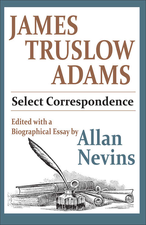Cover image for book James Truslow Adams