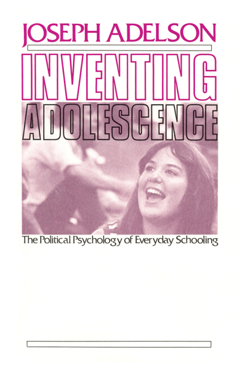 Cover image for book Inventing Adolescence