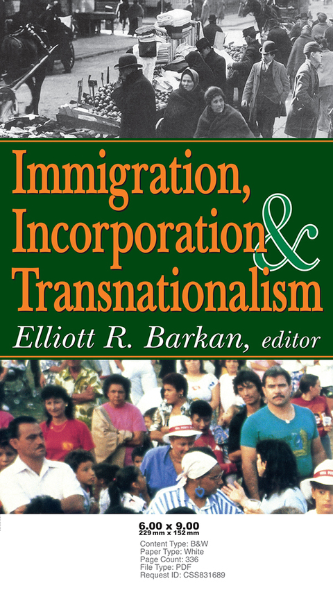 Cover image for book Immigration, Incorporation and Transnationalism
