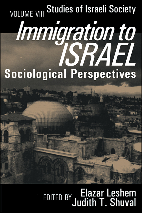 Cover image for book Immigration to Israel