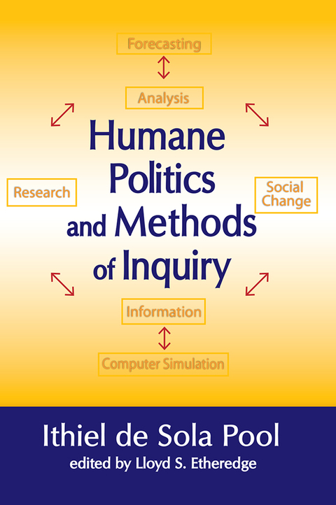 Cover image for book Humane Politics and Methods of Inquiry