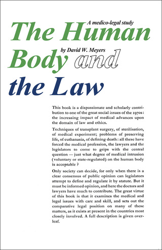 Human Body and the Law