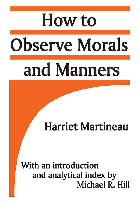 Cover image for book How to Observe Morals and Manners