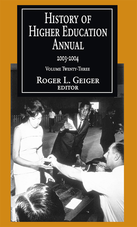 Cover image for book History of Higher Education Annual: 2003-2004