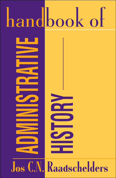 Cover image for book Handbook of Administrative History