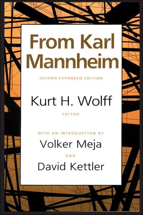 Cover image for book From Karl Mannheim