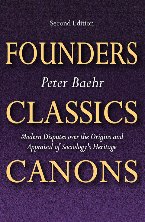 Cover image for book Founders, Classics, Canons