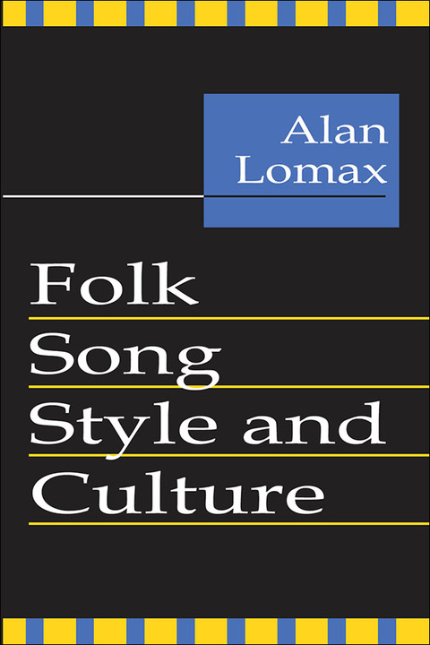 Cover image for book Folk Song Style and Culture