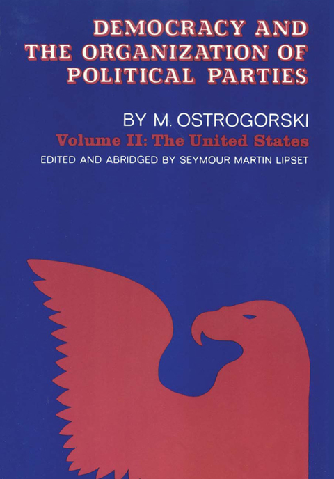 Cover image for book Democracy and the Organization of Political Parties