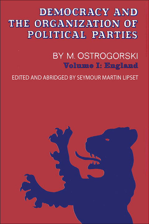 Cover image for book Democracy and the Organization of Political Parties