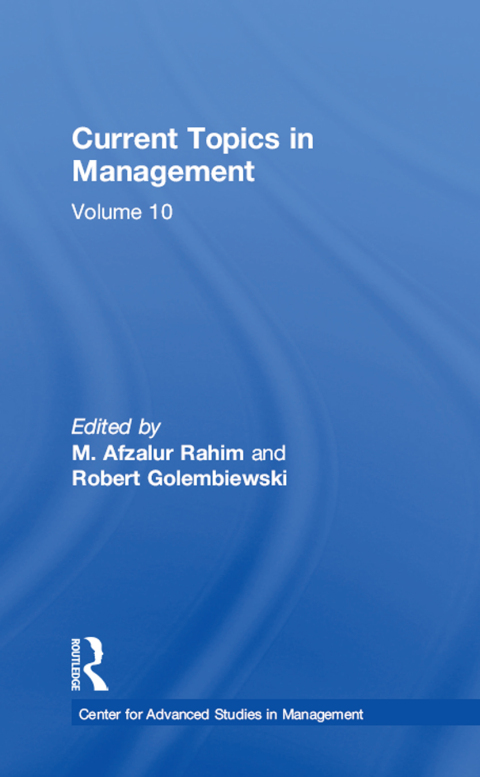 Cover image for book Current Topics in Management