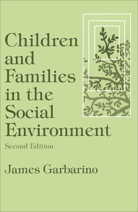 Cover image for book Children and Families in the Social Environment