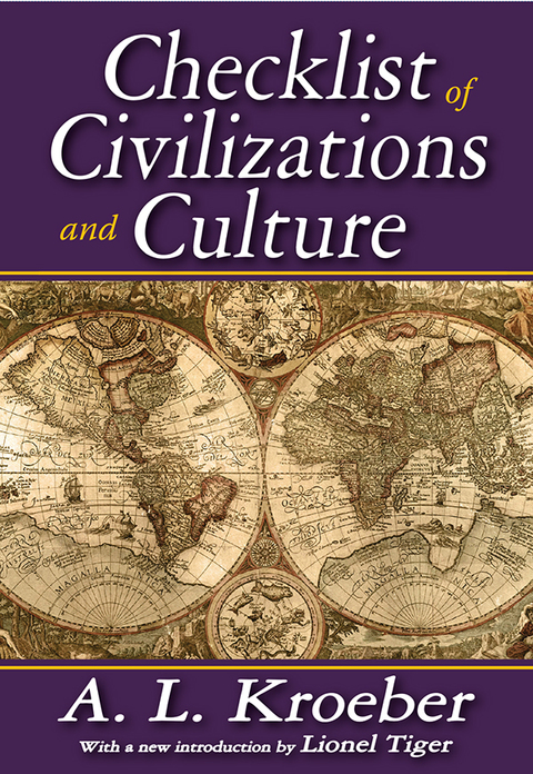 Cover image for book Checklist of Civilizations and Culture