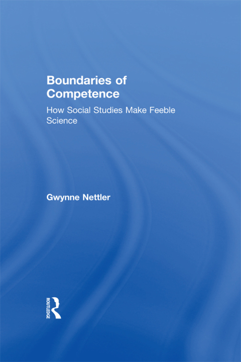 Cover image for book Boundaries of Competence
