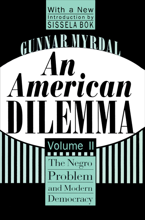 Cover image for book An American Dilemma