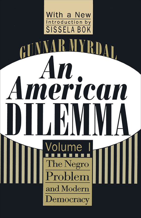 Cover image for book An American Dilemma