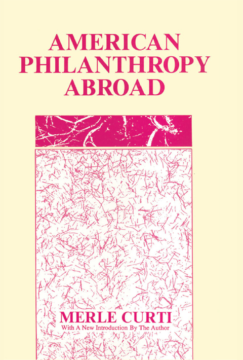 Cover image for book American Philanthropy Abroad
