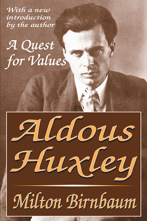 Cover image for book Aldous Huxley