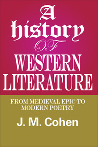 Cover image: A History of Western Literature 1st edition 9780202361857