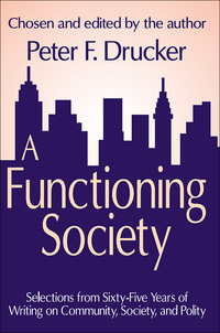 Cover image: A Functioning Society 1st edition 9781412818452