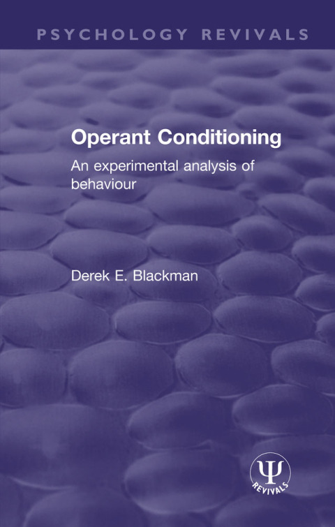 Cover image for book Operant Conditioning