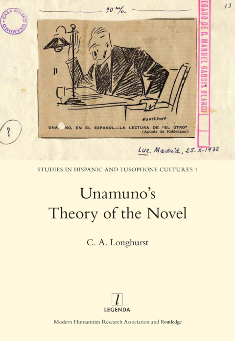 Cover image for book Unamuno's Theory of the Novel