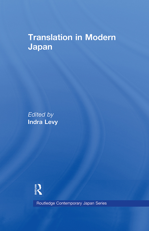 Cover image for book Translation in Modern Japan