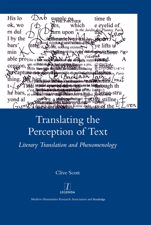 Cover image for book Translating the Perception of Text