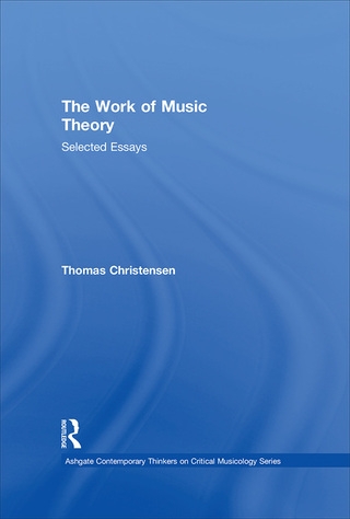 The Work of Music Theory