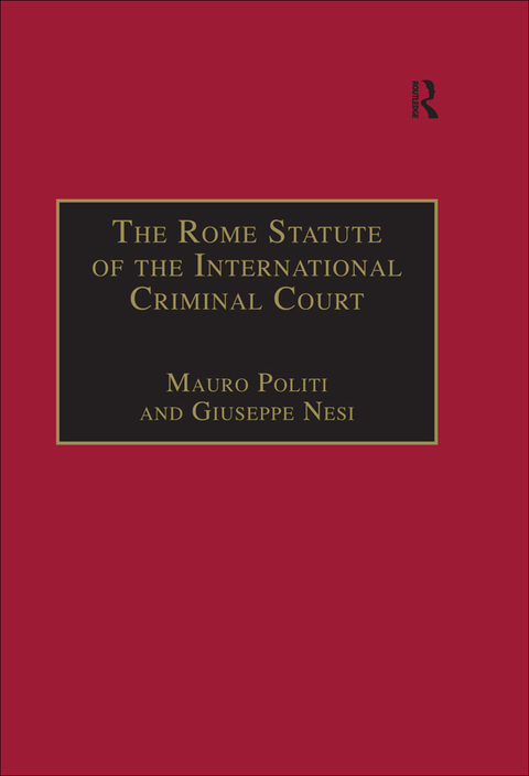 Cover image for book The Rome Statute of the International Criminal Court