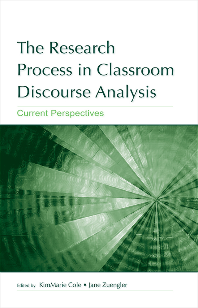 The Research Process in Classroom Discourse Analysis