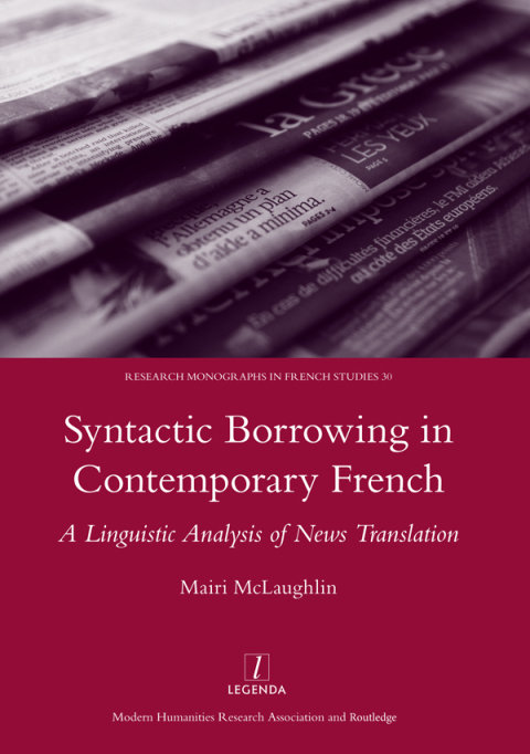 Cover image for book Syntactic Borrowing in Contemporary French