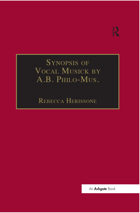 Cover image for book Synopsis of Vocal Musick by A.B. Philo-Mus.