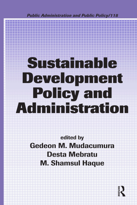 Sustainable Development Policy and Administration 
