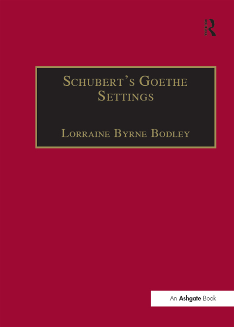 Cover image for book Schubert's Goethe Settings