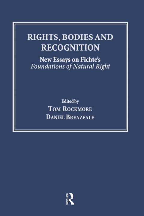 Cover image for book Rights, Bodies and Recognition