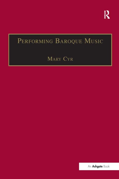 Cover image for book Performing Baroque Music