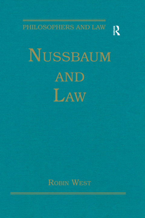 Cover image for book Nussbaum and Law