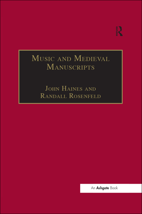 Cover image for book Music and Medieval Manuscripts