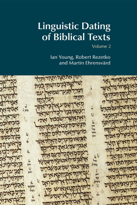 Cover image for book Linguistic Dating of Biblical Texts: Volume 2